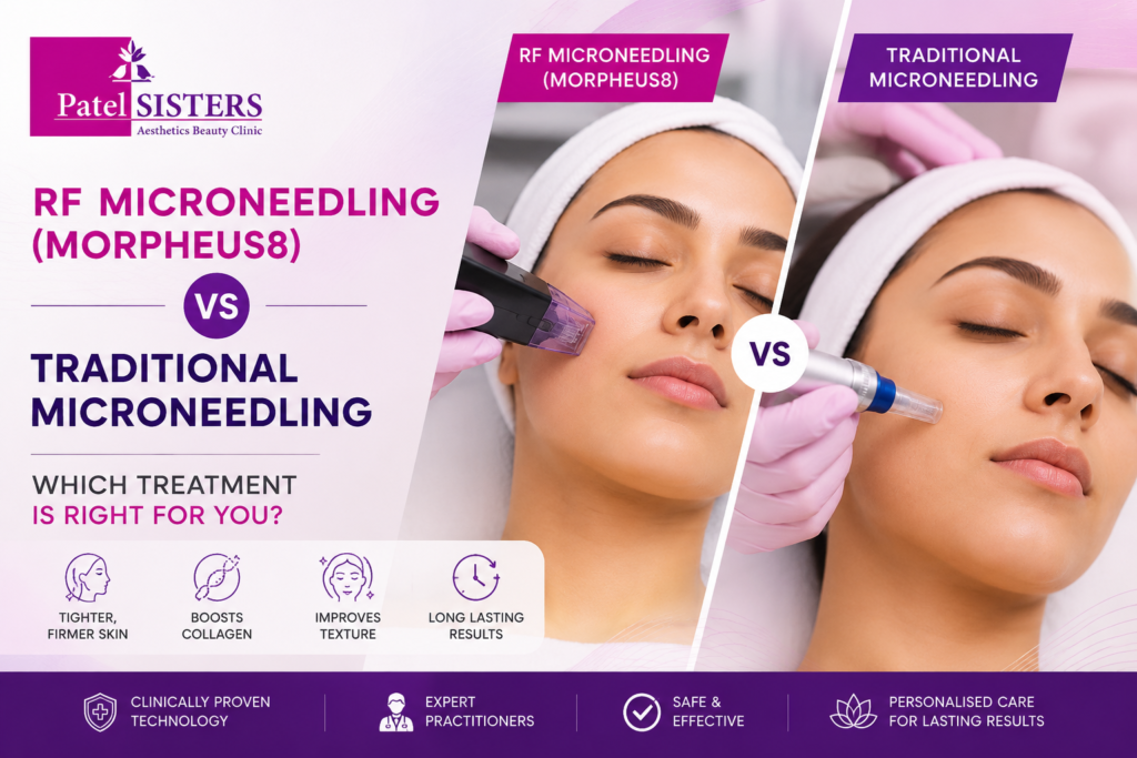 RF Microneedling (Morpheus8) vs Traditional Microneedling: Which Treatment Is Right for You?
