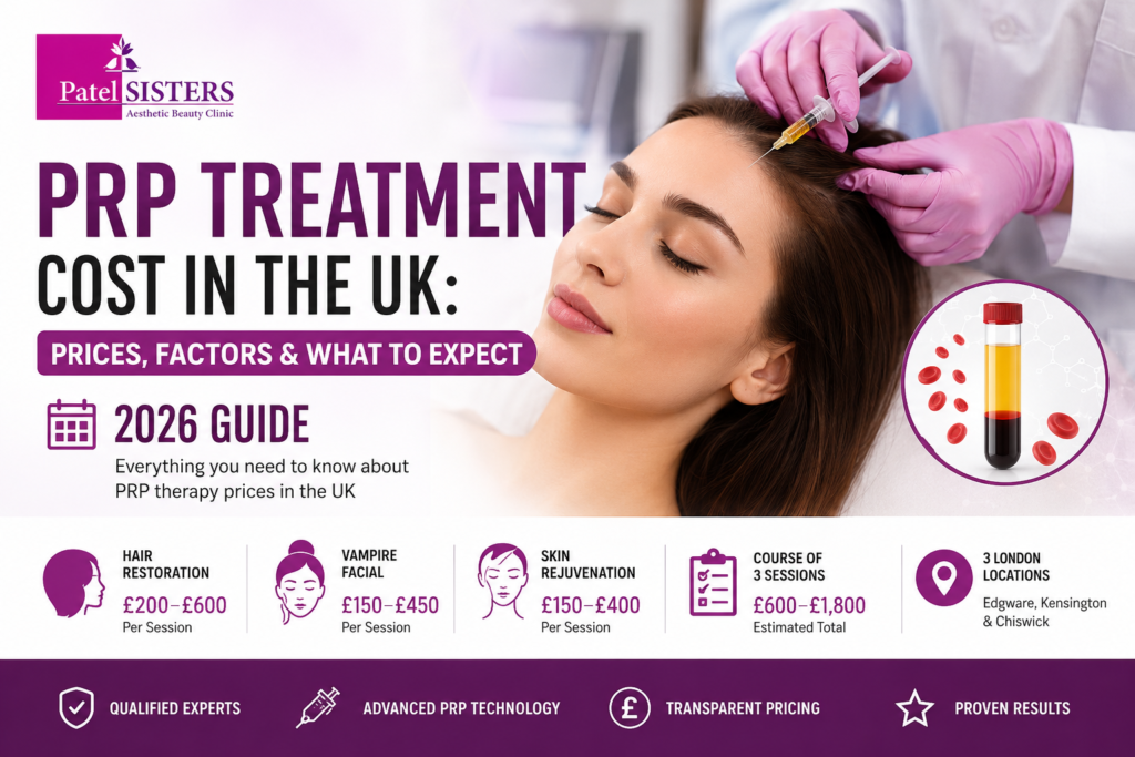 PRP Treatment Cost in the UK: Prices, Factors & What to Expect (2026 Guide)