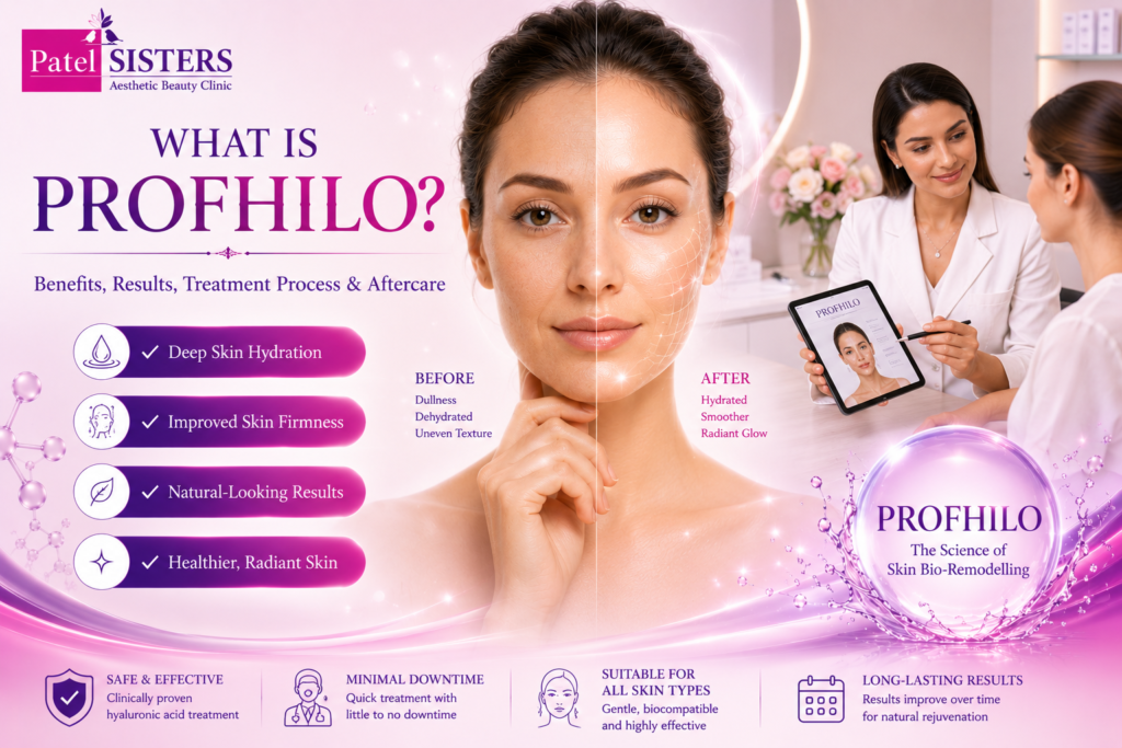 Profhilo treatment improving skin hydration and firmness for healthier looking skin