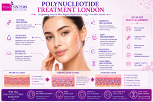 Polynucleotide London treatment supporting natural skin repair and healthier-looking skin
