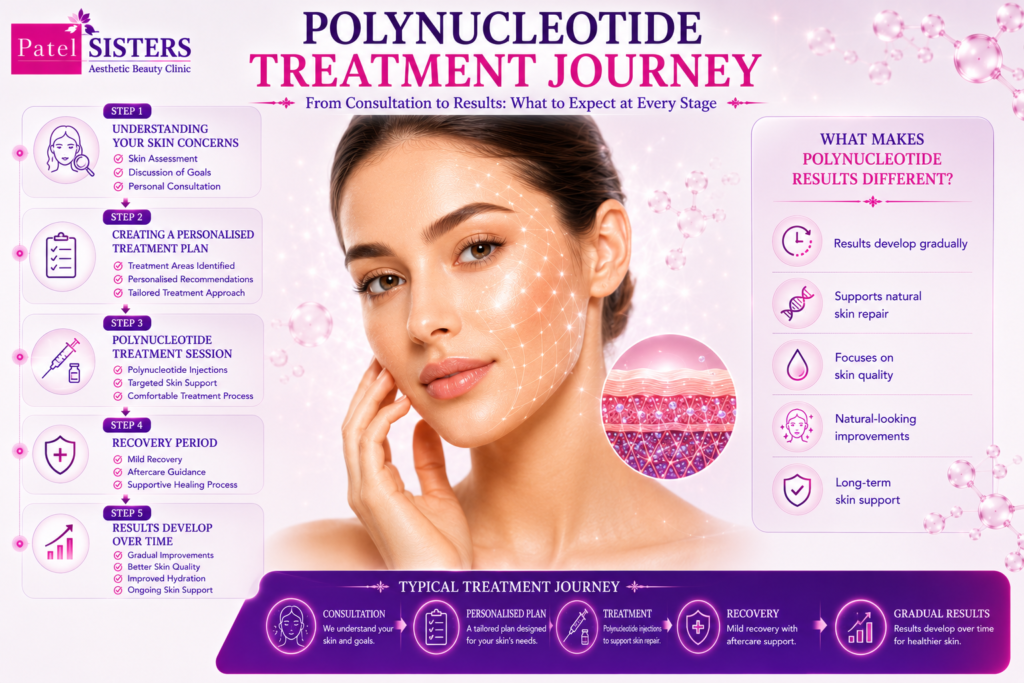 Polynucleotide treatment journey from consultation to results