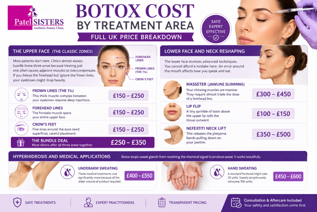 Botox Cost by Treatment Area