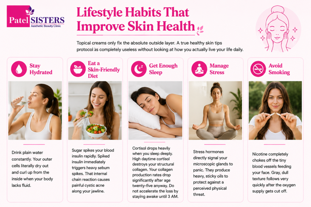 Lifestyle Habits That Improve Skin Health
