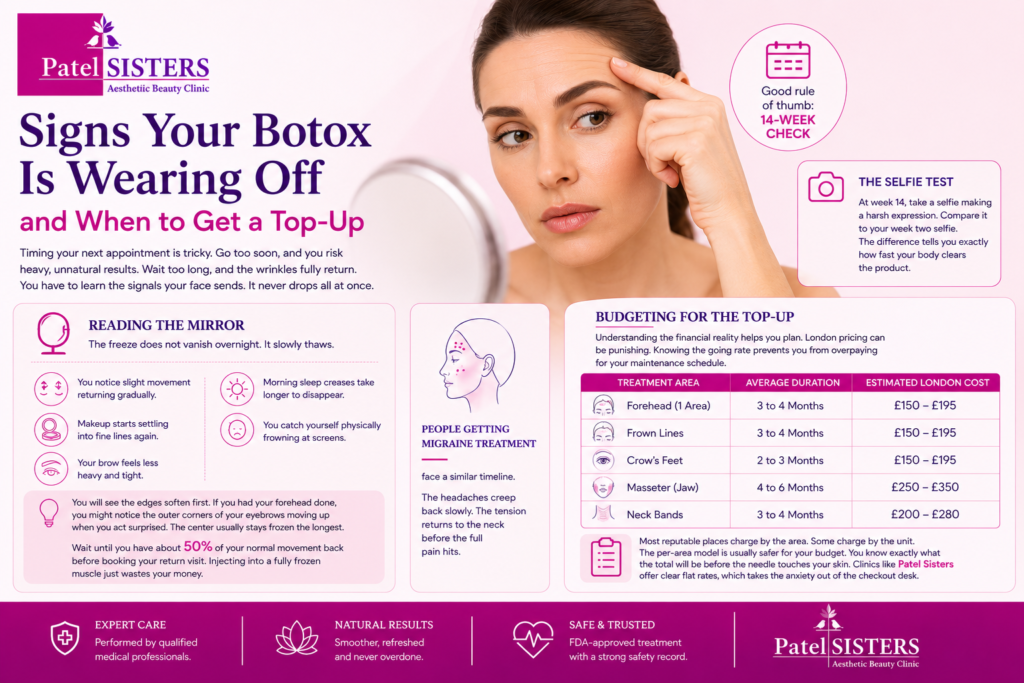 Signs Your Botox Is Wearing Off and When to Get a Top-Up