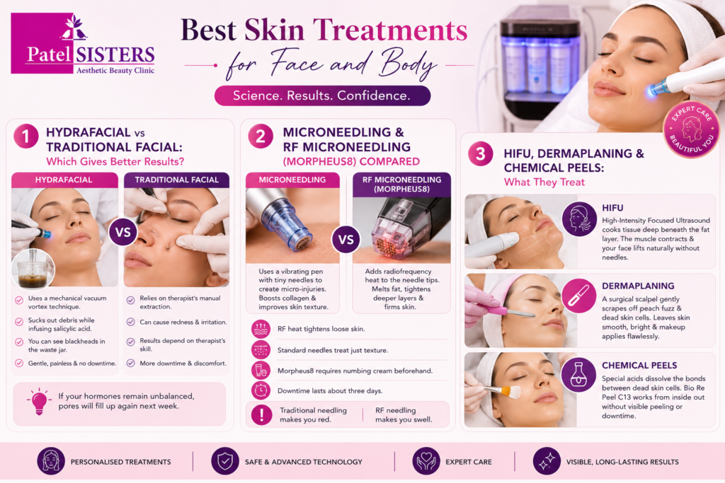 Best Skin Treatments for Face and Body