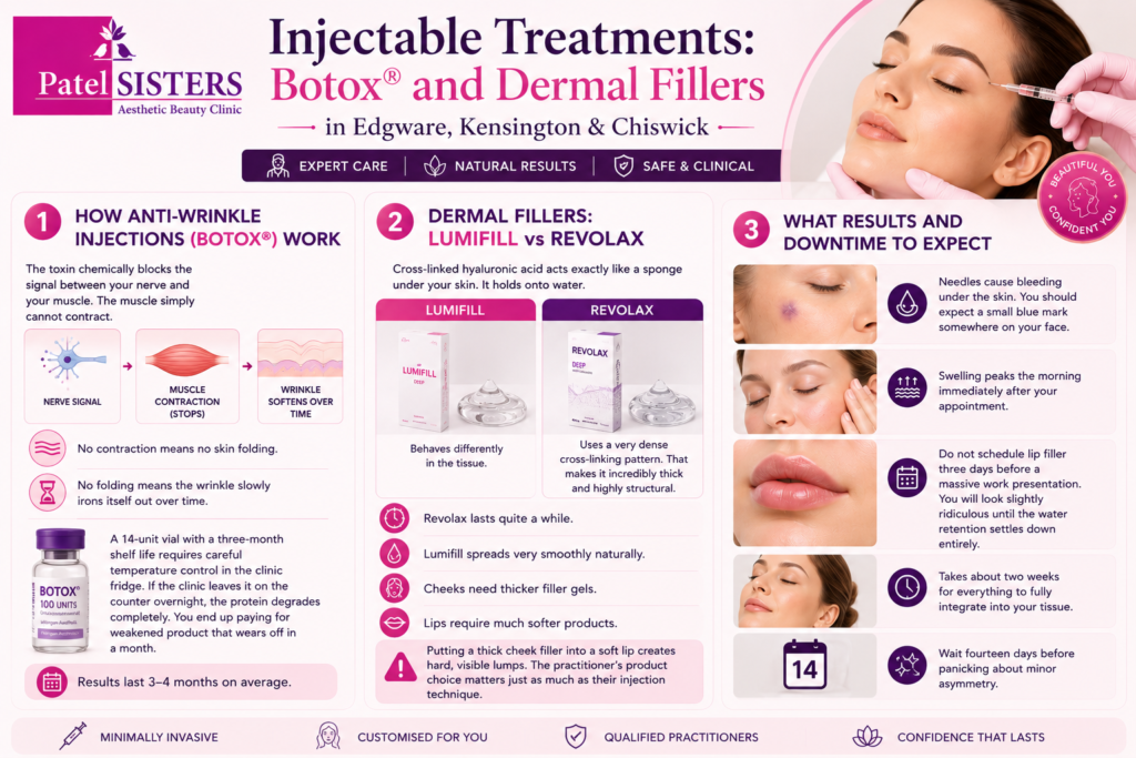 Injectable Treatments: Botox and Dermal Fillers in Edgware, Kensington & Chiswick