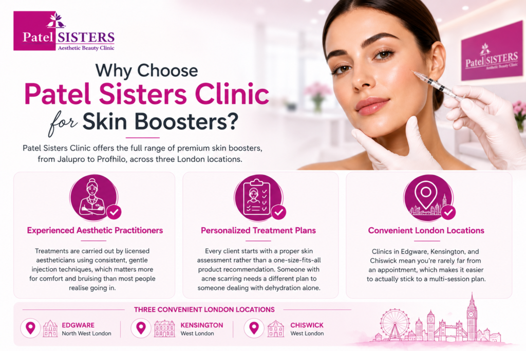 Why Choose Patel Sisters Clinic for Skin Boosters?